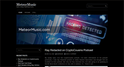 Desktop Screenshot of meteormusic.com